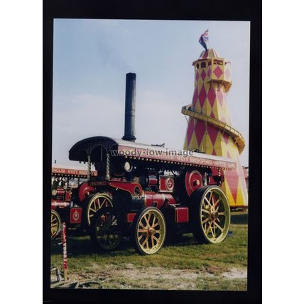 tz0348 - Foster Showmen's Traction Engine 14564 "Victoria" J.Swingler. photo 7x5