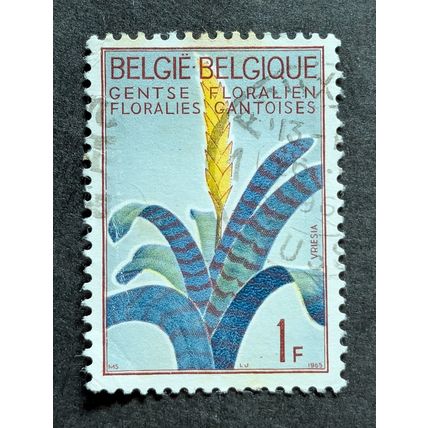 STAMP Belgium SG1916 1965 1Fr Ghent Flower Show Used