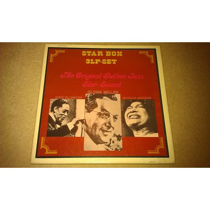 The original golden jazz star sound 3 x vinyl LPs, Ellington, Miller, Jackson