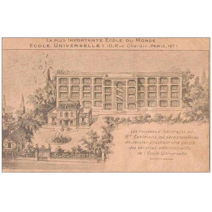 75 - Paris - La plus importante Ecole du Monde - Ecole Universelle
