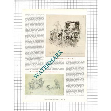 E H Shepherd Artist Ernest Howard Shepherd - 1997 Article