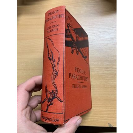 RARE* 1936 EILEEN MARSH PEGGY PARACHUTIST ILLUSTRATED FICTION VINTAGE BOOK (P4)