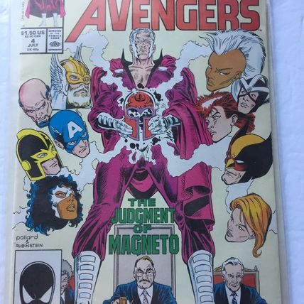 1987 Marvel Comics The X-Men vs Avengers #4