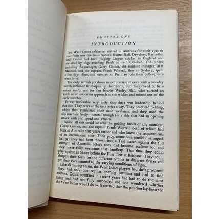 1963 WITH THE WEST INDIES IN AUSTRALIA 1960-1961 CRICKET SPORTSMAN HB BOOK (P3)