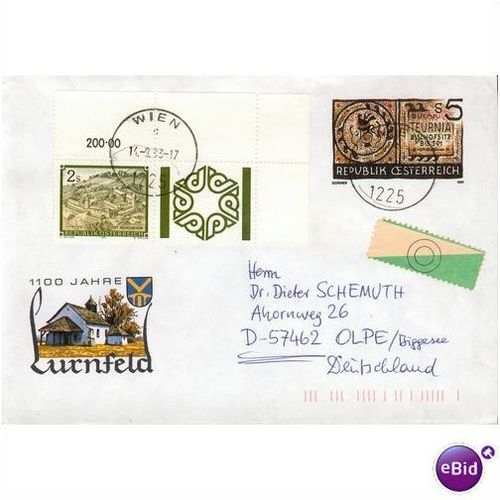 Austria Cover 1993 - 1100 Years Lurnfeld