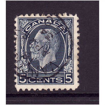 CANADA 1932 5c BLUE SG 323 FINE USED #3