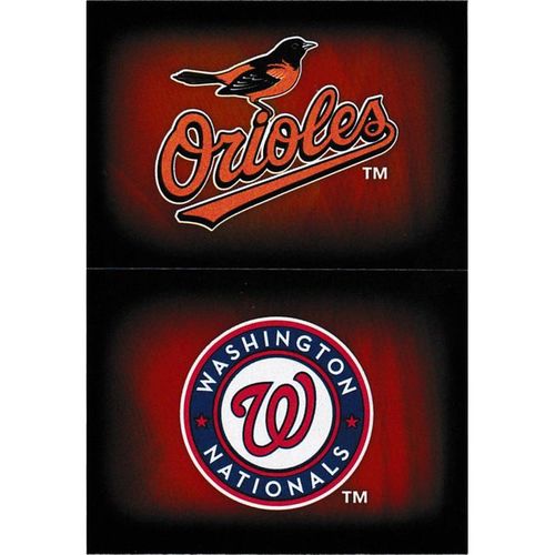 2014 Topps MLB Sticker Collection - #137 / 165 - Orioles / Nationals