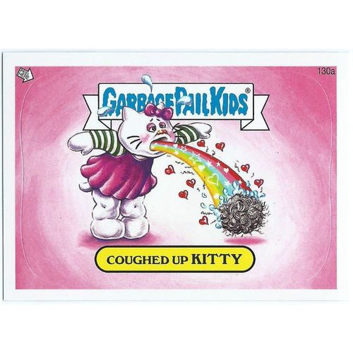2013 Garbage Pail Kids Series 3 - #130a - Coughed Up Kitty
