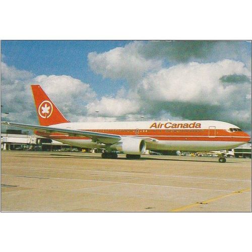 Air Canada Boeing B767 233 ER Aircraft Postcard (A11825)