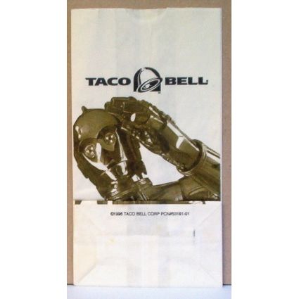 TACO BELL STAR WARS ' TRILOGY ' RARE Meal Bag 3 -CPO ( 1996 )