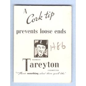 Tobacco Card ~ Company: American Tobacco Company Brand: Herbert Tareyton C~86