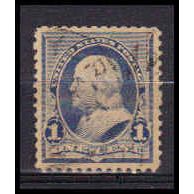 Used 219 1c Benjamin Franklin Very Fine RA0642