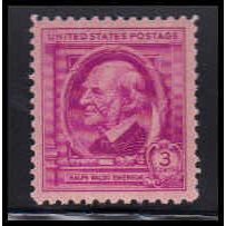 861 3c Ralph Emerson Fine MNH O0332