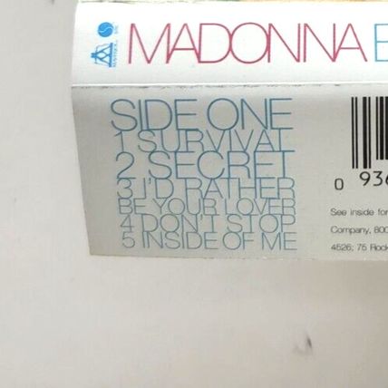 Madonna Bedtime Stories 1994 Cassette Tape (F13)