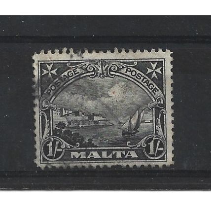 Malta.SG166 1s Valletta Harbour.Fine Used.Apr25a