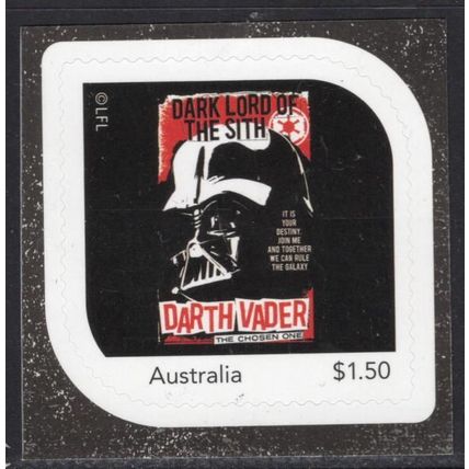 2024: STAR WARS DARKSIDE, MINT NEVER HINGED SELF-ADHESIVE MY STAMP. 120