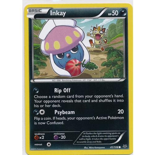 Pokemon Roaring Skies #41/108 Inkay