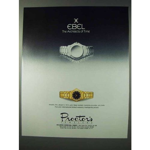 1989 Ebel Versatile Watch Ad