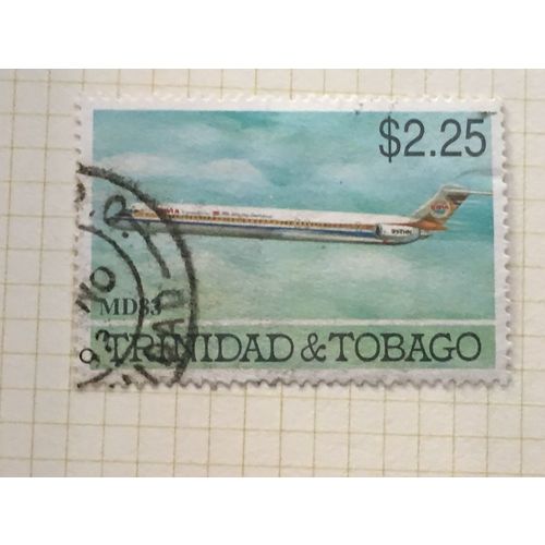 Trinidad & Tobago 1992 Aircraft $2.25 McDonnell Douglas Used SG 816 Sc 549 stamp