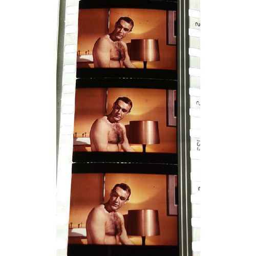 Goldfinger. pk GFC o76x. 1 strip of 5 film cells 35mm