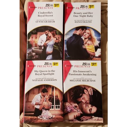 4 Harlequin Presents PBs ~ June 2020 ~ #3817 - 3819, 3824 ~ Used