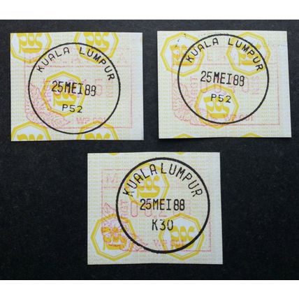 Malaysia 1988 ATM (Frama Label stamp) CTO