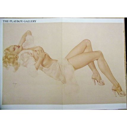 Playboy magazine Pin Up-The Playboy Gallery-Vargas Girl & Nude