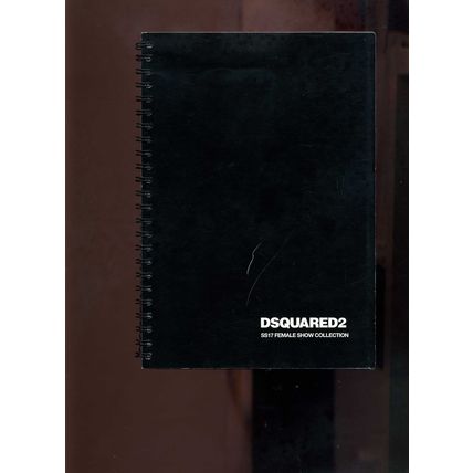 DSQUARED2 SS2017 FEMALE SHOW COLLECTION CATALOG Spiral Bound Like New Women's