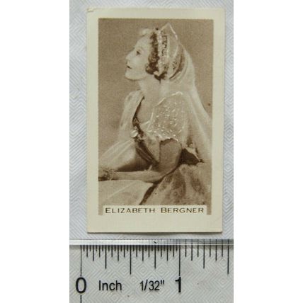 1936 Fucchino's Cinema Stars No. 64 Elisabeth Bergner