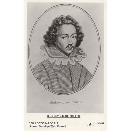 Dudley Lord North Politician Portrait Painting Postcard