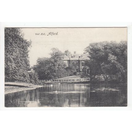 Well Hall Alford Postcard 1908 Lincolnshire Local Publisher Bellamy