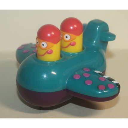Burger King Sassy Under 3 Toy Blue Airplane