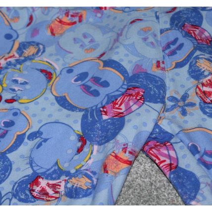 Womens Leggings LulaRoe OS One Size 0-12 Blue Disney Mickey Mouse Design