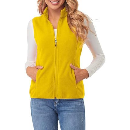 Fuinloth Women's Fleece Gilet, Polar Soft Sleeveless Sizes: S & M