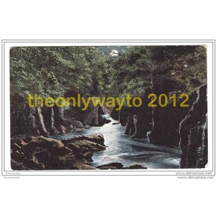 FAIRY GLEN, Bettws-Y-Goed, WALES, 1900s, Postcard