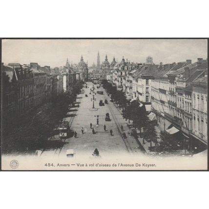 Avenue de Keyser, Anvers, 1913 - Hermans CPA