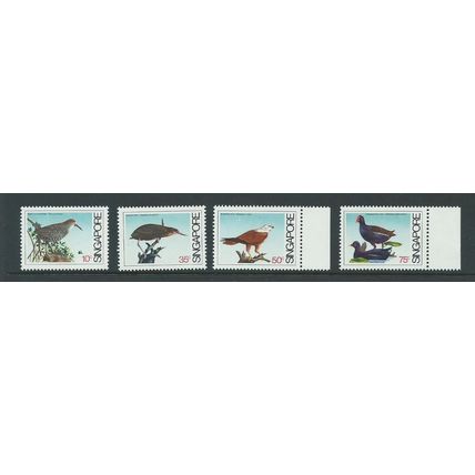 singapore malaya malaysia stamps mnh set sg467 sg 467 coastal birds