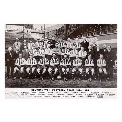 rs1956 - Southampton Football Team 1924-1925 - print 6x4