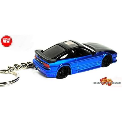 RARE KEYCHAIN BLUE BLACK NISSAN 180SX/240SX CUSTOM Ltd EDITION GREAT GIFT