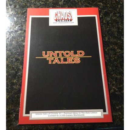 Chastity Untold Tales Glow in the Dark CHAOS! Comic from 2000 Vintage Brand New