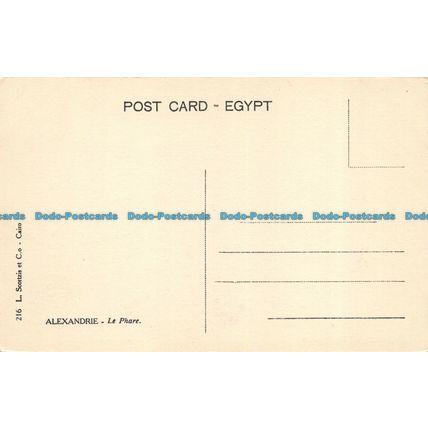 R138117 Alexandria. The light house. Le Phare. L. Scortzis