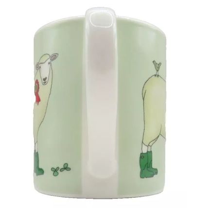 Sheep Wearing Wellies Mug Fine China Ceramic 9.5 CM Microwave & Dishwasher Safe