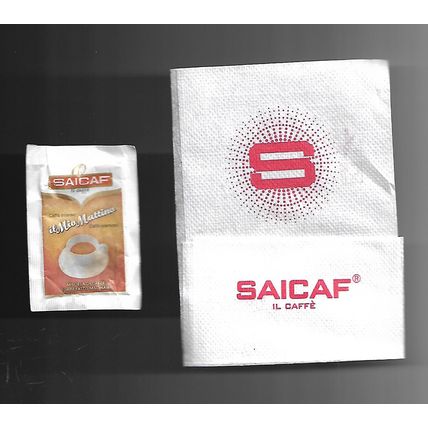 Tovagliolino da Caffè e Bustina Zucchero Vuota - Saicaf