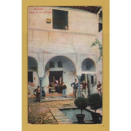 Granada - Interior de une casa arabe - Postally Unused - Knackstedt & Nather