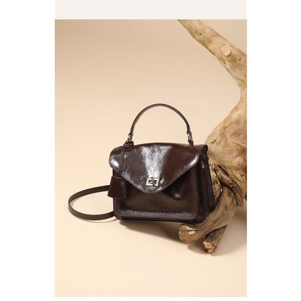 Genuine Leather Women Shoulder Handbag Tote Hobo Purses Handbag Brown