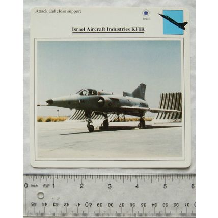 KFIR - Israel - Attack & Close Support - Collectors Club Card