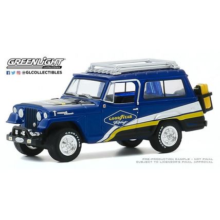GREENLIGHT GL41110-B 1/64 1967 JEEP JEEPSTER COMMANDO OFF-ROAD, GOODYEAR RACING
