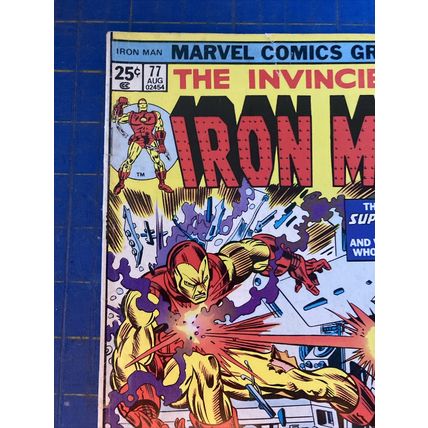Invincible Iron Man #77 ~ FINE FN ~ 1975 Marvel Comics