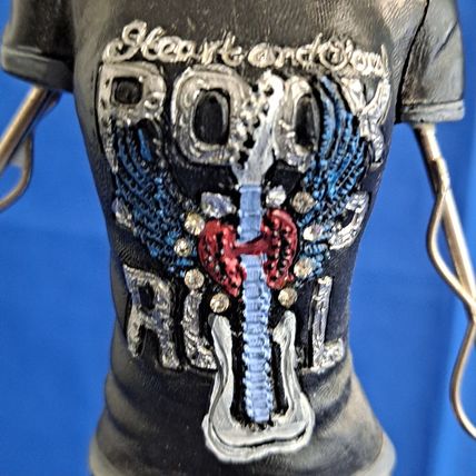 MANNEQUIN NECKLACE HOLDER Rock N Roll Hanger Jewelry Stand Display Organizer