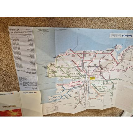 British Railways Network Southeast Gld Card Holder Map